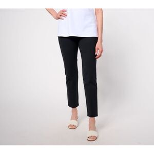 Women Control Women's Pants Sz XL Tummy 86 Slim Leg Black A685173